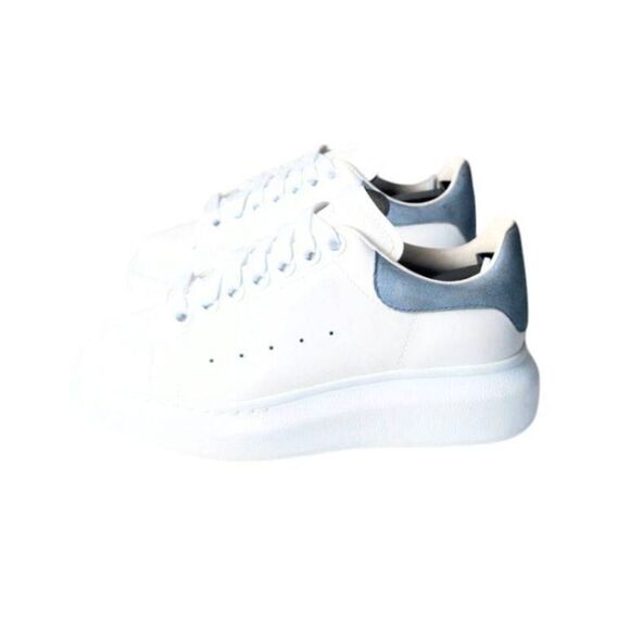 ALEXANDER MCQUEEN Wmns Oversized Sneaker "White Dream Blue' Size 35 - Picture 3 of 10